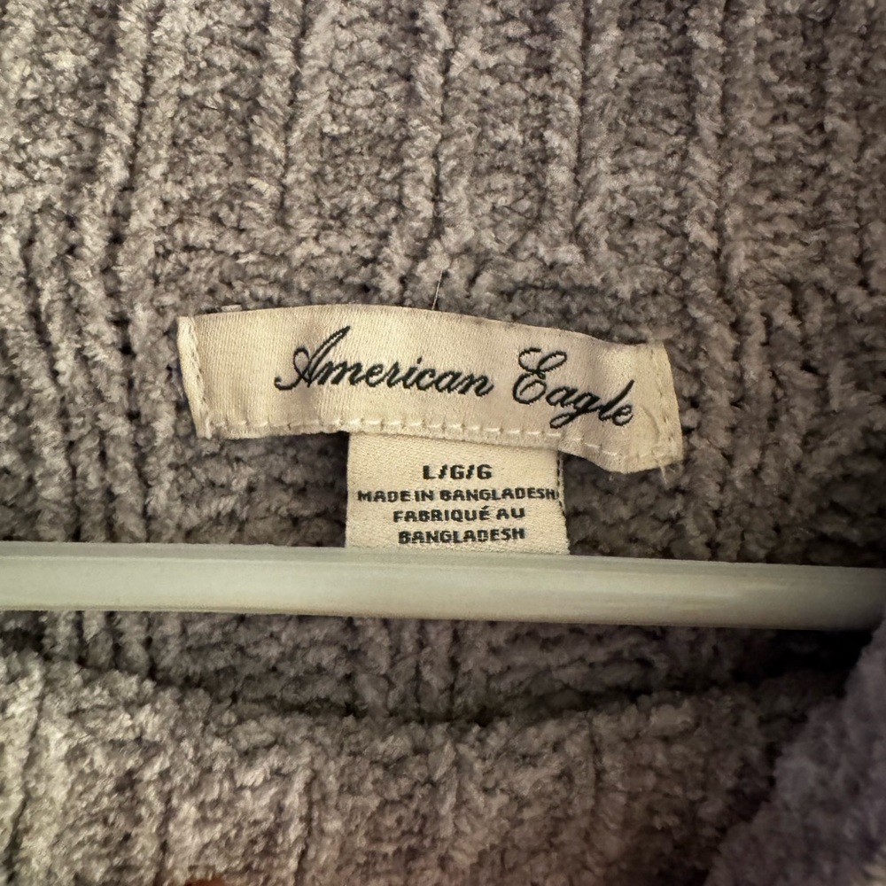 American Eagle Outfitters Gray Mockneck Sweater - Picture 4 of 5